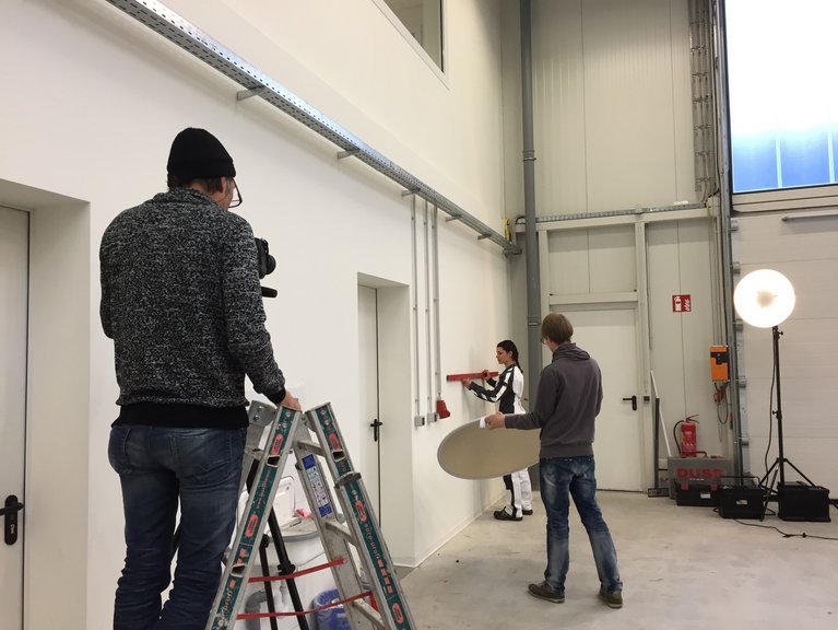 Shooting im Lager vom Fachbetrieb Morscheck