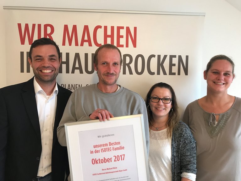 Unser Bester Michael Klein Unser Bester Michael Klein mit einem Teil des Teams