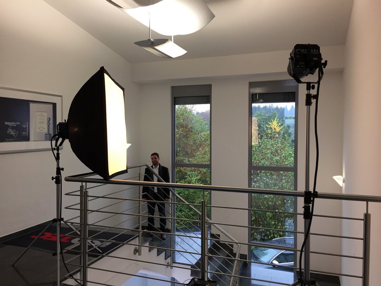 Unser Franchisepartner Henrik Rüger im Shooting