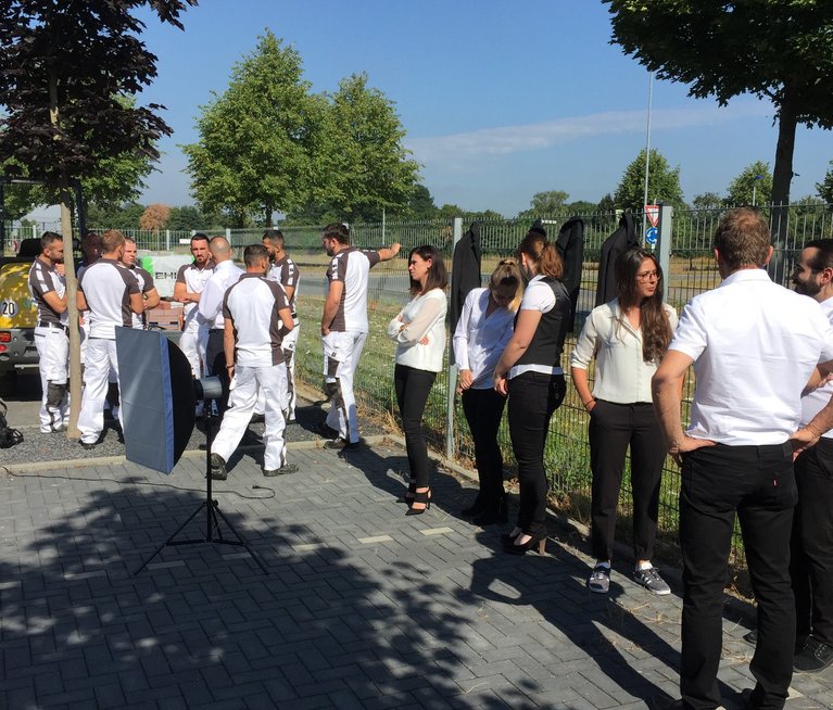 Abdichtungstechnik Morscheck - Beginn des Fotoshootings Abdichtungstechnik Morscheck - Beginn des Fotoshootings